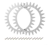 BlesConi Lot de 4 pointes antidérapantes TLYA-01 pour tondeuse à gazon Yardforce SA pour SC SE R pour MR Classic NX Series Clous en acier antidérapants Installation facile