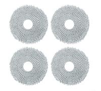 BlesConi Lot de 4 serpillères en microfibre réutilisables et lavables en machine pour aspirateur robot Dreame pour Mova V30 Pro