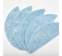 BlesConi Lot de 5 chiffons lavables compatibles avec Ecovacs pour Deebot OZMO U2/U2 Pro, chiffon de nettoyage en microfibre durable pour aspirateurs robots