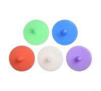 BlesConi Lot de 5 couvercles de fermentation en silicone, 8,6 cm de diamètre, pour cornichons fermentés Airlock, choucroute et kimchi, passent au lave-vaisselle, lot de 5 (A)