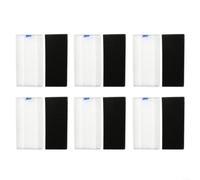 BlesConi Lot de 6 filtres d'aspirateur pour robot Xiaomi E5, pièces de rechange en polypropylène