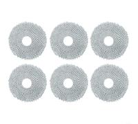 BlesConi Lot de 6 serpillères en microfibre réutilisables et lavables en machine pour aspirateur Dreame pour robot Mova V30 Pro