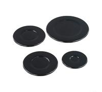 BlesConi Lot de capuchons de brûleur à gaz pour SABAF - Diamètre : 55 mm, 75 mm, 100 mm - Construction en aluminium épais - Pour une cuisson efficace (concave)