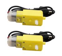 BlesConi Moteur à engrenages pour Makerworld, pour Bambu Lab, TT LA001 DC 5 V 59 tr/min avec engrenages métalliques pour impression 3D, accessoires et projets de robotique