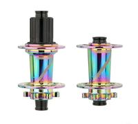 BlesConi Moyeu de vélo en alliage d'aluminium à 4 roulements 32H pour cassette 7-12 vitesses 15 x 100/12 x 142 (coloré)