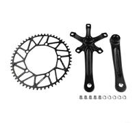 BlesConi Pédalier léger 130BCD de 170 mm avec plateau de pédalier compatible 9/10/11 vitesses pour vélos pliants et de route (54T)