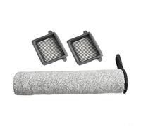 BlesConi Pièce de rechange pour nettoyeur de sol sans fil Tineco FLOOR ONE S7 Steam Brosse rouleau et kit de filtre avec brosse en microfibre lavable pour filtration des particules à 99,97 %