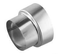 BlesConi Réducteur de conduit de cheminée en acier inoxydable pour tuyau de poêle, adaptateur de conduit de cheminée compatible avec tuyaux d'aération ronds