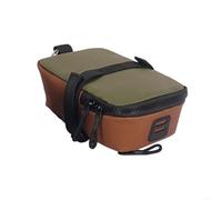 BlesConi Sac de rangement extensible étanche pour siège arrière de vélo - Pour VTT, vélo de route - Noir - 20,3 cm - Vert