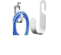 BlesConi Support de rangement mural pour tuyau d'arrosage en acier inoxydable pour robinets d'extérieur, 55 x 100 x 22,5 mm