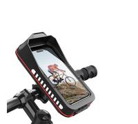 BlesConi Support de téléphone rotatif pour vélo, résistant aux chocs et à la pluie, pince réglable pour guidon, compatible avec les téléphones pour le cyclisme et l'équitation