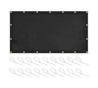 BlesConi Tapis de protection thermique pour barbecue - Protection de terrasse ignifuge en fibre de verre et revêtement en silicone - 91,5 x 183 cm