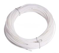 BlesConi Weight Forward Ligne de pêche flottante 30 m 5F8F, construction PE avec connecteur avant sans couture coulée précise (8F blanc)
