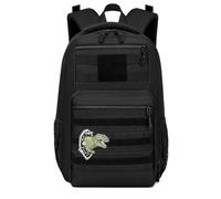 BlesMaller Mini sac à dos tactique 20 l - Pour homme et femme - Sac à dos militaire - Sac à dos de randonnée - Pour camping, plein air, trekking, voyage, Noir , 20 Lang