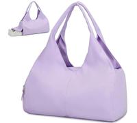 BlesMaller Sac de voyage pour femme - Bagage à main avec compartiment à chaussures et compartiment humide - Petit sac de sport pour gym, yoga, sauna, natation (violet)