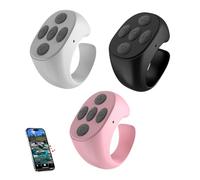 BLESO - Bague de défilement à distance pour TikTok, Kindle, YouTube et Instagram - Bluetooth Finger Scroller pour iPhone, Android - Clicker de page et contrôle du téléphone sans fil du bout des doigts