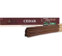 Bless-Cedar Lot de 25 bâtons d'encens 100 % naturels faits à la main avec des produits chimiques biologiques purification sans charbon de bois relaxation, positivité, yoga, méditation, parfum bois de