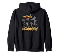 Bless UP Vêtements Reggae Rasta Homme & Femme Selassie Sweat à Capuche