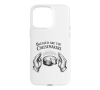Blessed are The Cheesemakers Fabrication de Fromage drôle de Coque pour iPhone 15 Pro Max