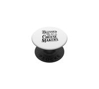 Blessed are The Cheesemakers Humour Foodie PopSockets PopGrip Adhésif