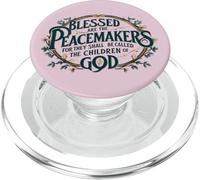 Blessed are The Peacemakers. Bible Verset PopSockets PopGrip pour MagSafe