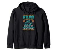 Blessed are The Welder Fabricators Welding Welders Sweat à Capuche