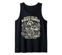 Blessed are The Wrench Turners Biker mécano Débardeur