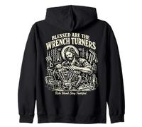 Blessed are The Wrench Turners Biker mécano Sweat à Capuche