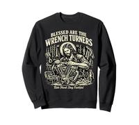Blessed are The Wrench Turners Biker mécano Sweatshirt