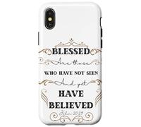 Blessed are Those Who Have Not Seen John 20:29 Pâque Coque pour iPhone X/XS