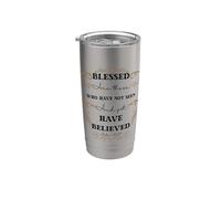 Blessed Are Those Who Have Not Seen John 20:29 Pâque Gobelet isotherme en acier inoxydable double paroi