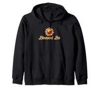 Blessed Be Aquarelle Soleil Floral Sunshine Illustration Sweat à Capuche