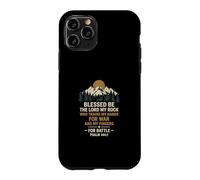 Blessed Be The Lord My Rock for Battle Psaum 1441 Coque pour iPhone 11 Pro
