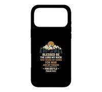 Blessed Be The Lord My Rock for Battle Psaum 1441 Coque pour iPhone 17 Pro Max