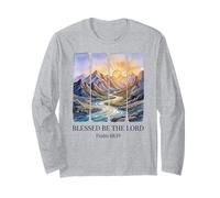 Blessed Be The Lord Psaume 68 19 Verse biblique Nature Manche Longue
