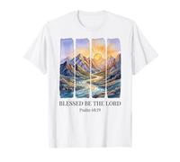 Blessed Be The Lord Psaume 68 19 Verse biblique Nature T-Shirt