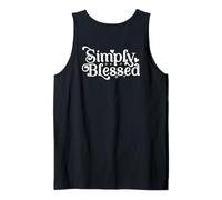Blessed Beyond Measure Simply Blessed Blessing au dos Débardeur