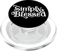 Blessed Beyond Measure Simply Blessed Blessing au dos PopSockets PopGrip pour MagSafe