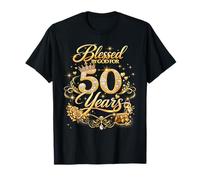 Blessed by God for 50 Years Old Women 50th Birthday Queen T-Shirt