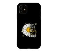Blessed by God Loved by Jesus LED by Spirit Faith Coque pour iPhone 11