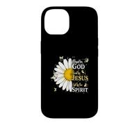 Blessed by God Loved by Jesus LED by Spirit Faith Coque pour iPhone 14