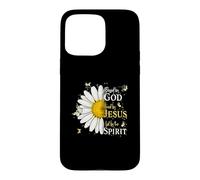 Blessed by God Loved by Jesus LED by Spirit Faith Coque pour iPhone 15 Pro Max