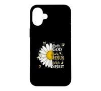 Blessed by God Loved by Jesus LED by Spirit Faith Coque pour iPhone 16 Plus