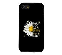 Blessed by God Loved by Jesus LED by Spirit Faith Coque pour iPhone SE (2020) / 7/8
