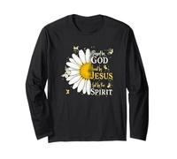 Blessed by God Loved by Jesus LED by Spirit Faith Manche Longue
