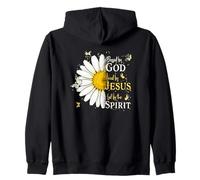 Blessed by God Loved by Jesus LED by Spirit Faith Sweat à Capuche