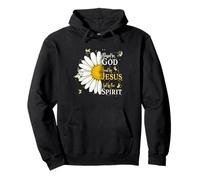 Blessed by God Loved by Jesus LED by Spirit Faith Sweat à Capuche
