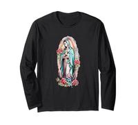 Blessed Christian Mom Accessories Mexican Girls Virgin Mary Manche Longue