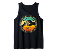 Blessed Dad First Bump Inspire Une Famille chrétienne Débardeur