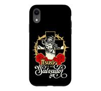 Blessed Faith God Cross Bible Verse Mexican Devotion Phrase Coque pour iPhone XR